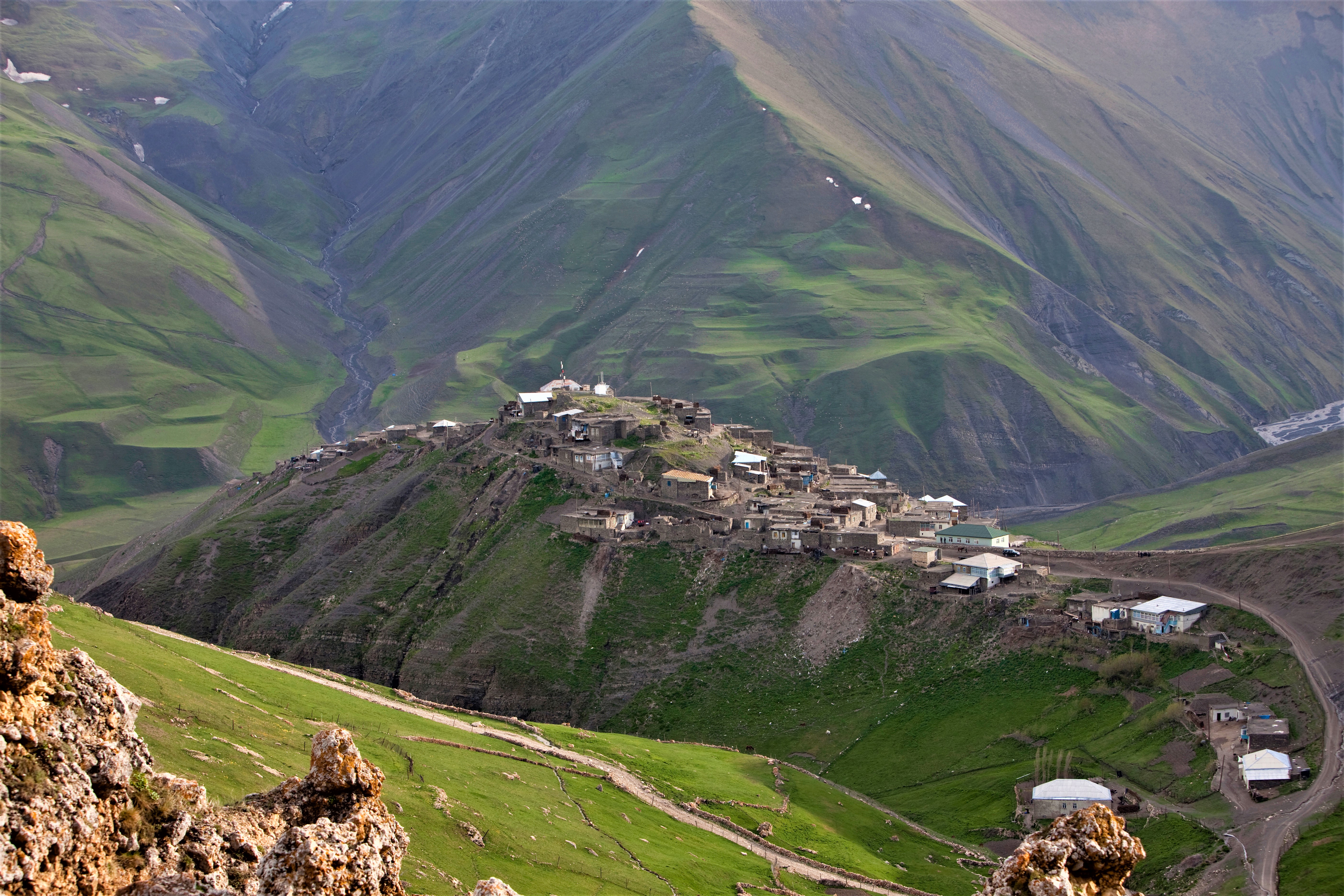 Azerbajžan podľad na Xinaig 