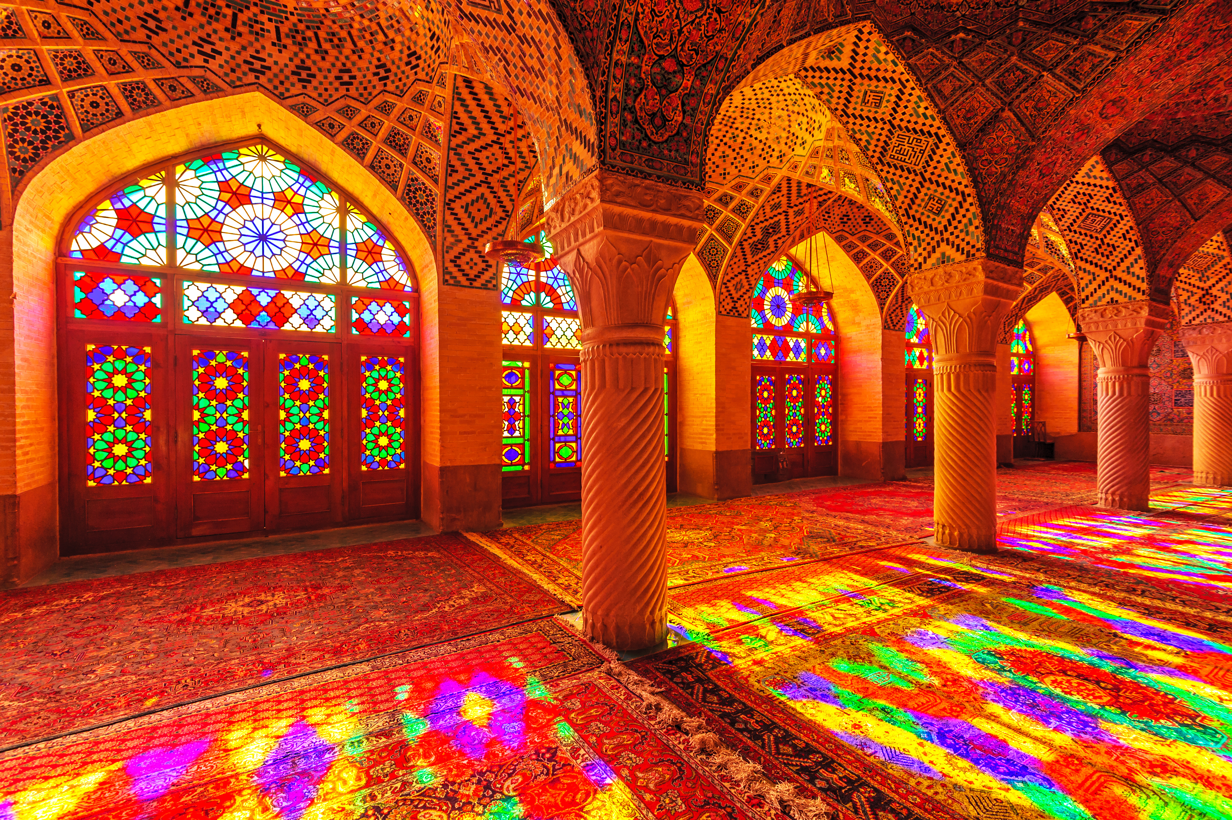 Irán Shiráz Ružová mešita 