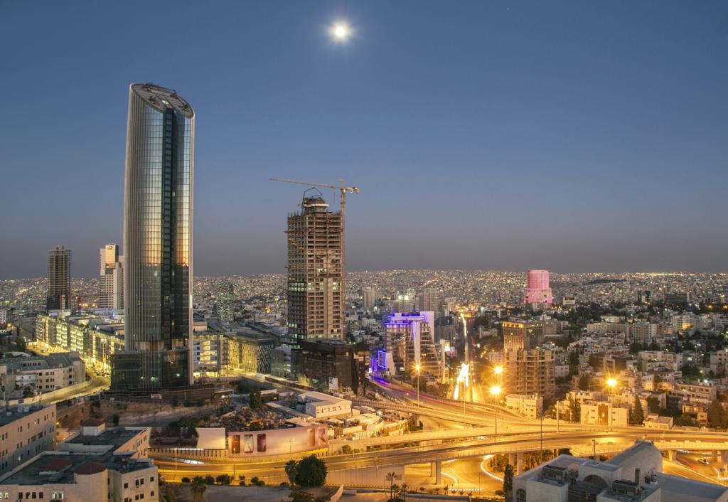 Jordansko Amman novy večer
