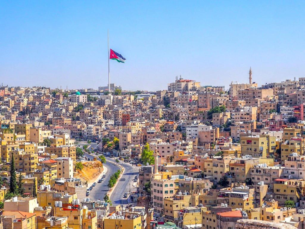Jordansko pohlad na Amman